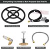 Stanbroil LP Propane Gas Fire Pit Burner Ring Installation Kit,