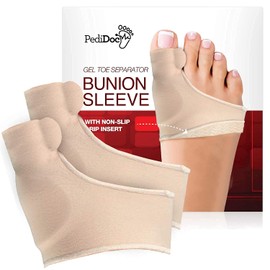 Bunion Corrector Bunion Relief Orthopedic Hallux Valgus Splint Gel Toe Separator for Realignment Cushioned Bunion Pad Splint Brace for Men and Women (Medium)
