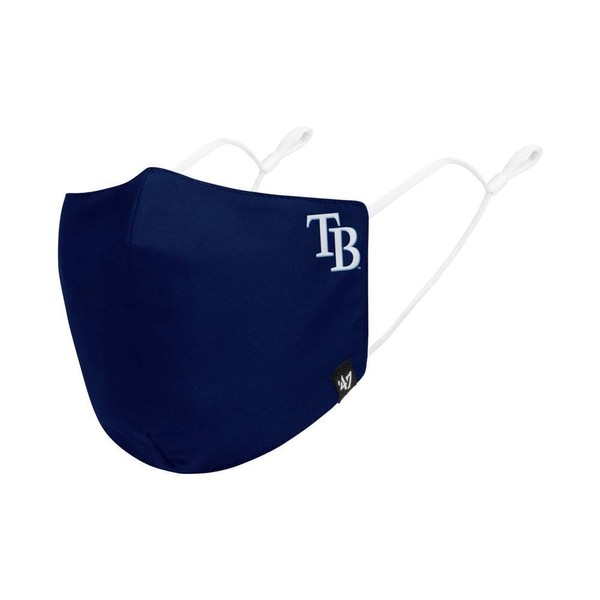 47 MLB Team Color Core Adjustable Face Covering Mask, Adult - Tampa Bay Rays