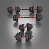 6-in-1 HMS SGN120 Weight Set (Barbell Dumbbell and Kettlebell) 20