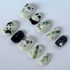 FTmoonie ネイルチップ プレスオンネイル 手作りネイル 可愛いパンダさん press on nail nails ネイルステッカー