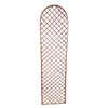 Round Top Debarked Willow Trellis Panel