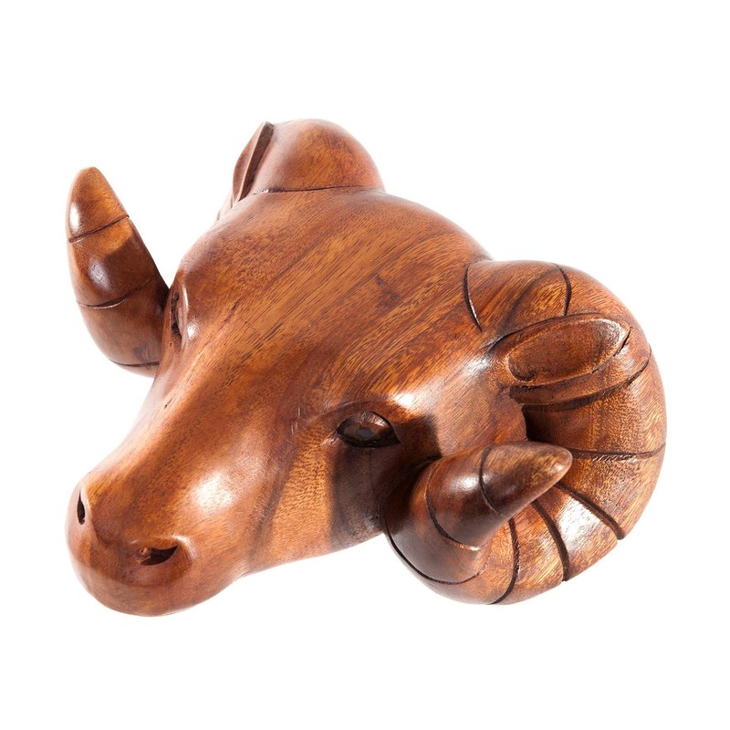 Windalf Wall Decoration RAM 20 cm Aries Hiking Trophy Viking