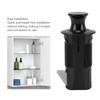 Cabinet Lock Zinc Alloy ABS Secure Round Embedded Push to