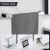 TURS Bathroom Accessories 4-Pieces Bathroom Hardware Set Polished Chrome Towel