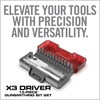 Real Avid X3 Ratcheting Screwdriver Set with 13 Bits, 3-in-1