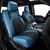 Coverado Blue Front Seat Covers for F150, Full Coverage Waterproof