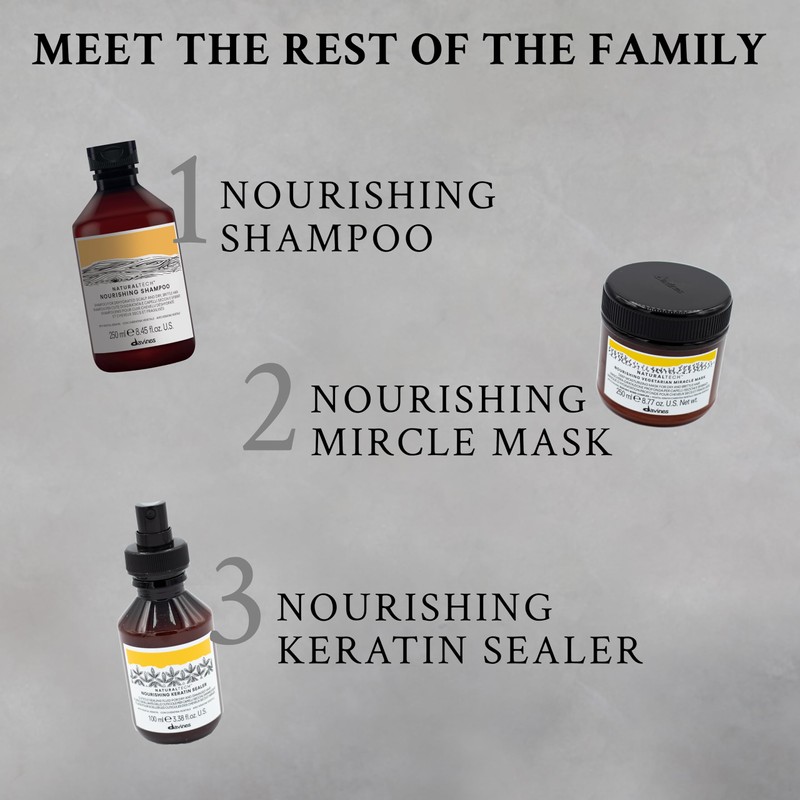 Davines Naturaltech NOURISHING Vegetarian Miracle Mask, Deep Moisturizing For Dry