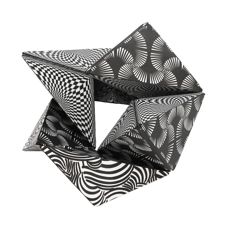Shape Cube Magnetic ABS Geometric Cube Puzzle Toy for Daily