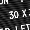 Relaxdays 1 x Letterboard, 145 letters, numbers, special characters, 30