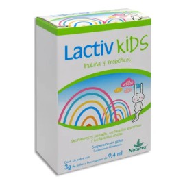 Lactiv Kids Inulina Y Probióticos Gotas - Ayuda A Digestión Sabor Sin Sabor
