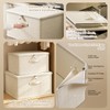 ACESOME Lockable Box, Box Lockable, Storage Box Fabric, Cotton and