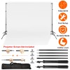 6.5 X 10ft Heavy Duty Photography Backdrop Support Stand Set