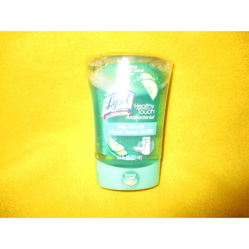Lysol No-Touch Refill Antibacterial Hand Soap Cucumber Splash old stock