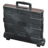 Easy Crate Rolling Foldable Plastic Crate with Telescopic Handle and