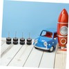 FUNOMOCYA 16 Sets Die-Cast Car Wheels with Rubber Tires, Realistic