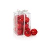 12 x Red Christmas Jingle Bells by Premier Decorations