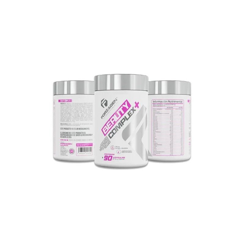 Forzagen Essentials Beauty Complex + 90 Caps | Colágeno Sabor