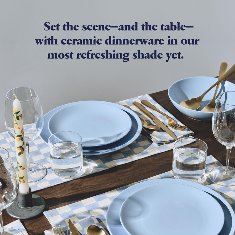 Year & Day Ceramic Set of 4 Small Dinnerware Soup