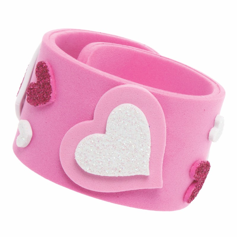 Baker Ross AX716 Heart Bracelet Sets - 4 Pieces Kids