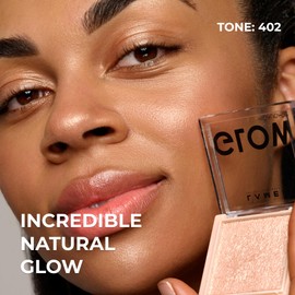 LAMEL Glow Highlighter: Face Make Up & Contour Palette in Deep, Vibrant Colors - Natural Shimmer - Compact Size & Perfect for Travel - Cruelty Free - 3.8gr/0.13 oz 402 (Sun)