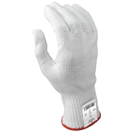 SHOWA 910 Stainless Steel/HPPE A6 Cut Resistant Safety Glove, Food Safe, 10-Gauge, X-Small (1 Glove)
