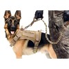 SEPOVICA Tactical Dog Harness, Military Style, Extra Large, Khaki, No