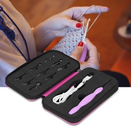 Ganchillo LED Set 9 en 1 USB Recargable LED Lite Hooks Light Up Agujas de tejer Tejer Herramienta de costura Agujas de tejer tejer herramientas de costura