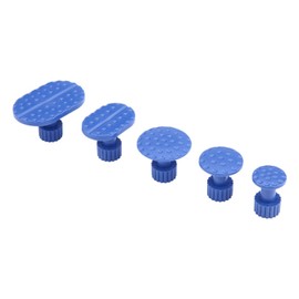 Klanata 30 PCS Paintless Dent Repair Tabs, Blue Glue Puller Tabs Set for Car Dent Removal, Portable PDR Tools with Pulling Hooks, Dent Puller Tabs Suitable for Auto Body Panel Repair