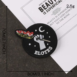 Undisclosed Elotes Embroidered Patch Sew/Iron On 2341