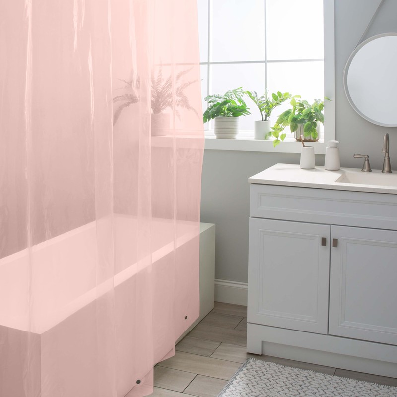 Bath Bliss 2 Pack PVC Heavy Weight Shower Curtain Liner