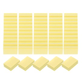 sourcing map 100pcs Mini Nail Buffers, 100/180 Grit Nail Sanding Blocks, Bulk Nail Buffing Polishing Blocks Professional Nail Polisher Set for Acrylic and Natural Nails, Yellow