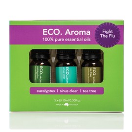 Eco Modern Essentials Fight The Flu Aroma Trio Essential Oil 10ml x 3 Pack