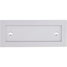 Marchesi Name Plate Frame 120 x 48 mm with 2 Screw Holes Anodised Aluminium