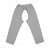 Urinary Incontinence Care Pants Front Rear Crotch Opening Elderly Nursing