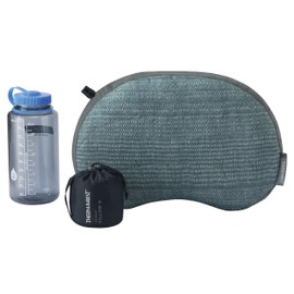 THERMAREST Outdoor Pillow, Air Head Pillow, blue mountain