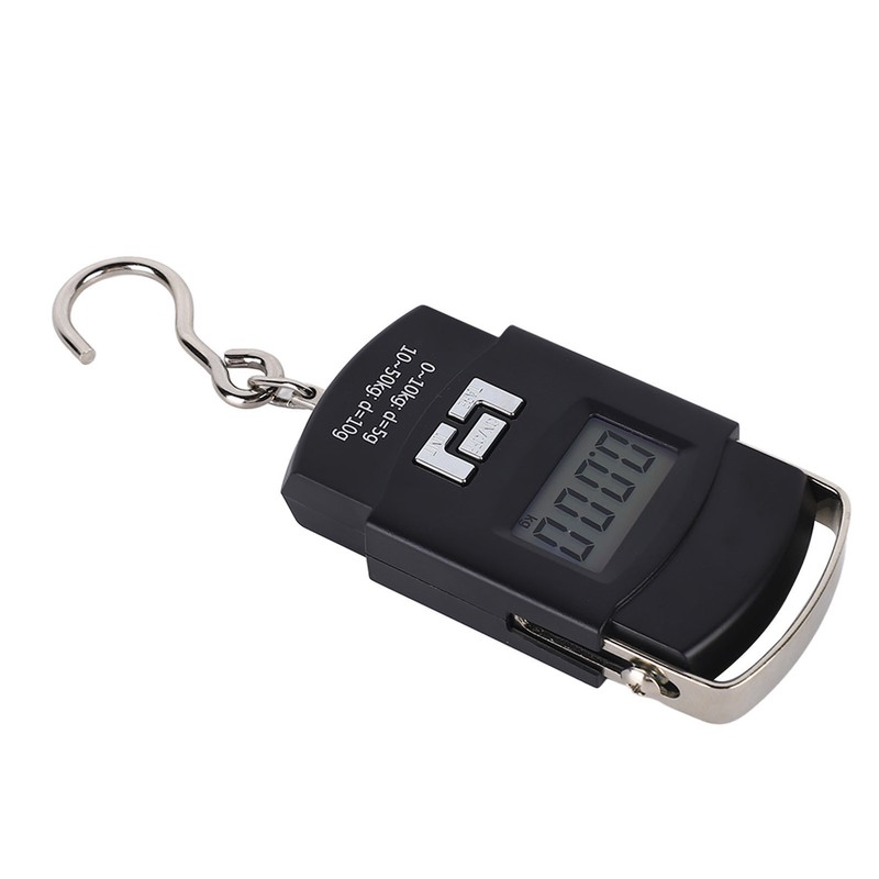 Hanging Hook Scale LCD Display 50kg Portable Digital Fish Scale
