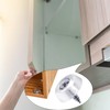 RattanView 100 Pcs Cabinet Bumpers Clear Rubber Door Stops with