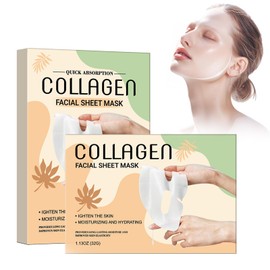 Rostblant Kollagenmaske, koreanisches explosives auflösbares Protein, geteilte Kollagenmaske, geteilte Maske für das obere und untere Gesicht, feuchtigkeitsspendende und feuchtigkeitserhaltende Maske