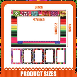 50 Pack Dia De Los Muertos Picture Frames Day of The Dead Ofrenda Altar