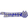 Sinister Diesel Stickers - 4 Pack 7"x2"