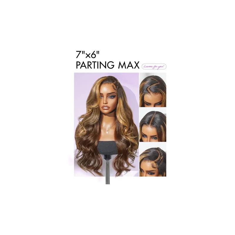 Wig Luvme Hair Partingmax Lace Highlight Loose Body Wave 24
