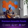 Ekkogo Ekkogo Acoustic Panels 12-Pack Soundproof Wall Panels 14"X12.1"X0.4" Sound