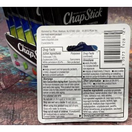 ChapStick Rare - Chapstick Green Apple Skin Protectant Moisturizer Sunscreen SPF 12