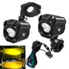 Nacowo Motorcycle Auxiliary LED Fog Lights Driving Light Spotlight with