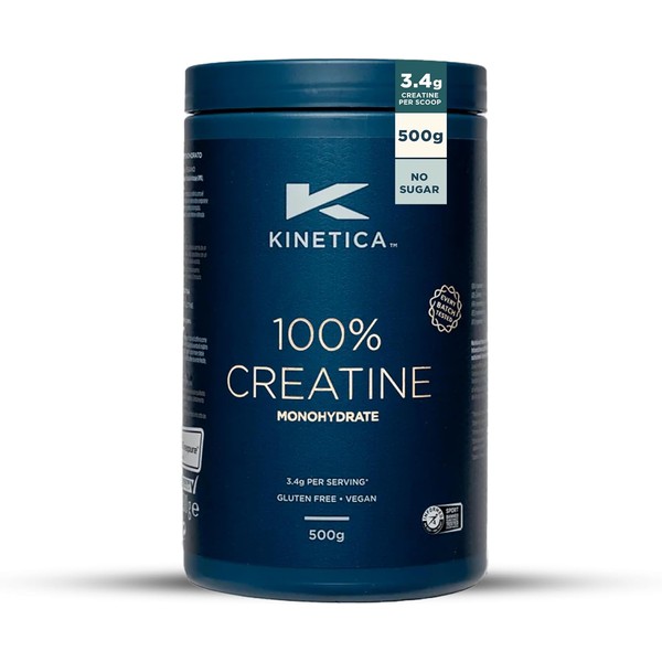 Kinetica Sports Creapure® 100% Creatine Monohydrate Powder - Unflavoured |