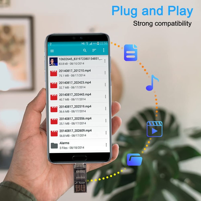 Micro SD/TF Card Reader, USB C to Micro SD Memory