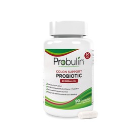 Probulin Colon Support Pre + Probiotic, 20 Billion CFU, 90 Vegan Capsules - 90ct Bottle