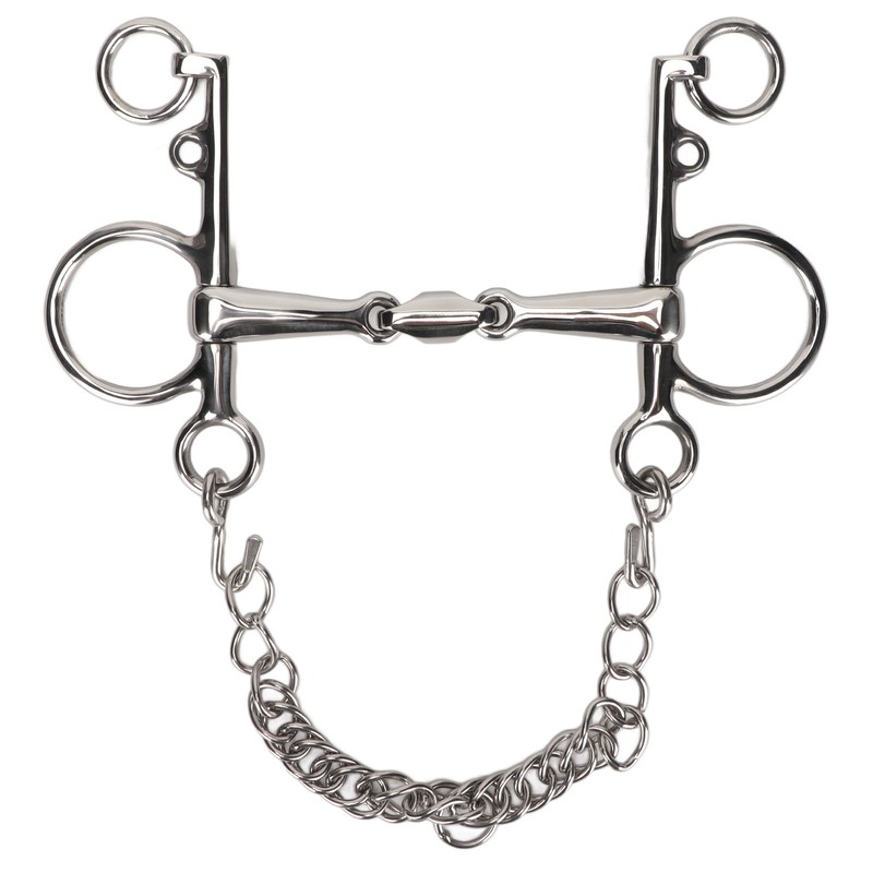 Stainless Steel Horse Pelham Bit Gnaw Resistant Ease of Control