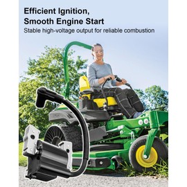 Ignition Coil Fit for John Deere 777 797 X475 X485 X575 X585 X700 X710 X720 X724 X728 X729 X730 X734 X738 X739 Tractors, Field Winding Ignition Module Replace AUC19059 M147358